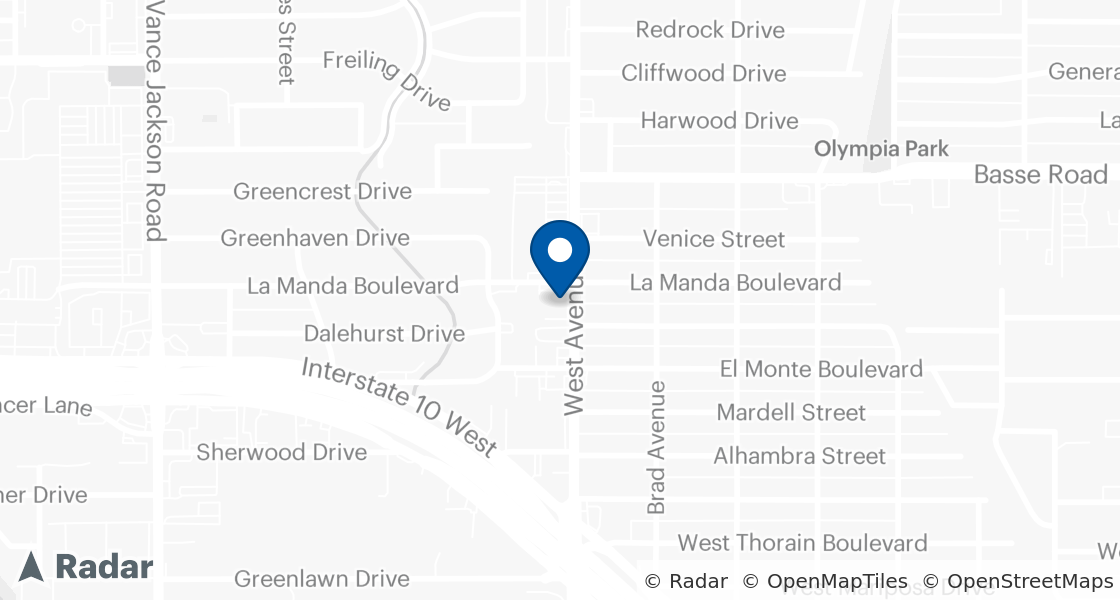 Map of Dairy Queen Location:: 2819 West Ave, San Antonio, TX, 78201-2241